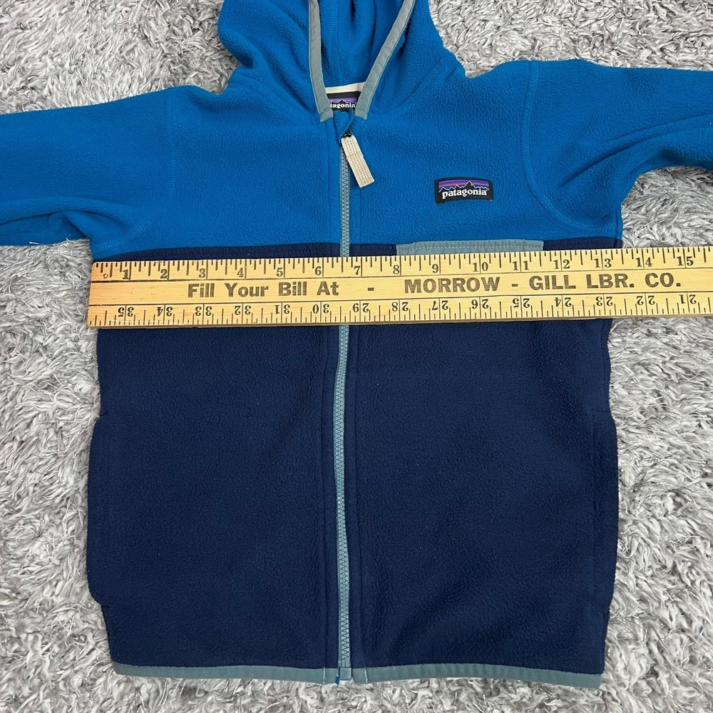 Patagonia Toddler Micro D Snap-T Full Zip Fleece Jacket 4T Blue 60155 - Picture 8 of 13
